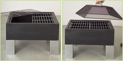 Firepit Brazier and BBQ