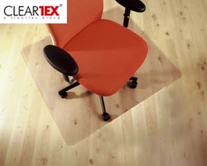 Square hardfloor chairmat