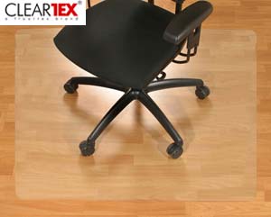 Square hardfloor office mats