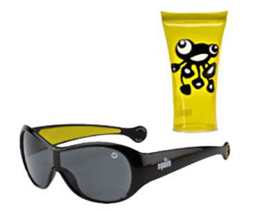 Squids Black Floating Sunglasses