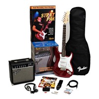 Squier By Fender Affinity Strat   Frontman Amp Pack Red