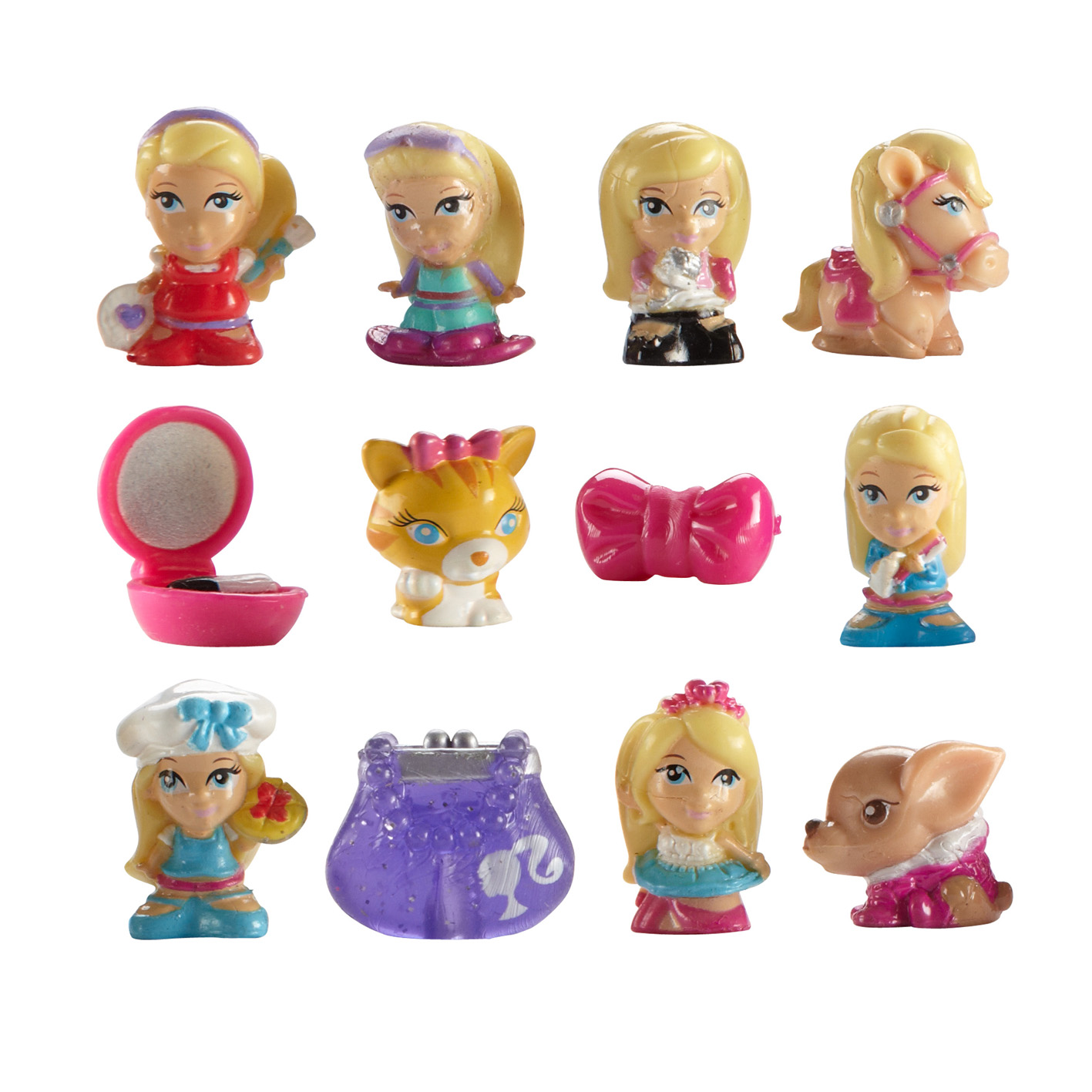 Squinkies - Barbie 12pc Bubble Pack - Series 2