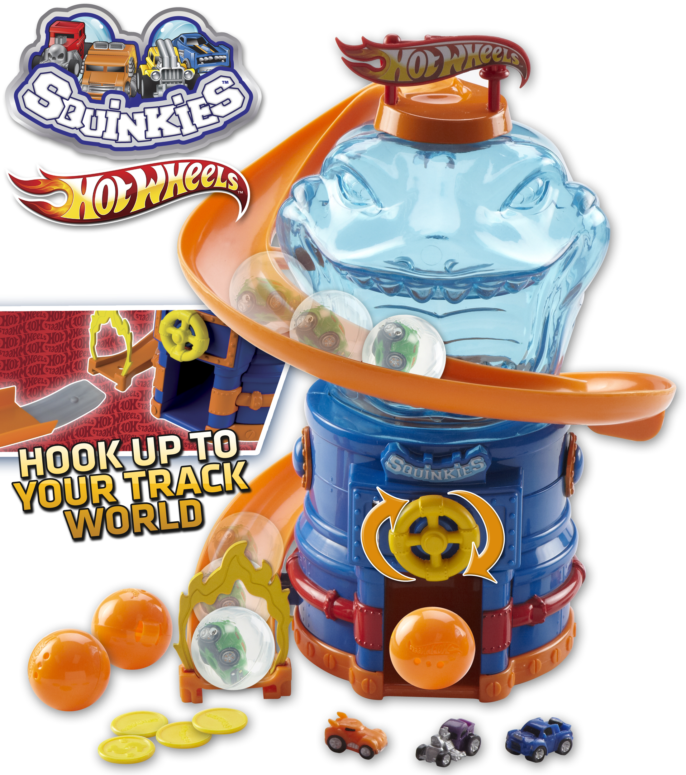 Squinkies Boys - Hot Wheels Shark Zone Dispenser