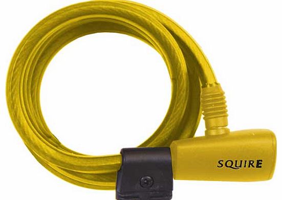 Squire 116 180cm x 10mm Cable Lock - Yellow