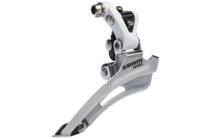 Apex White Front Derailleur (braze-on)