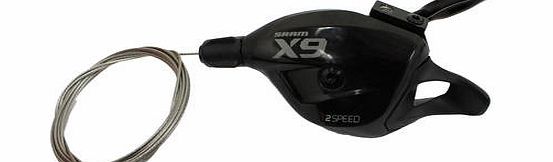 SRAM X9 Left Hand 2 Speed Bearing Trigger Shifter
