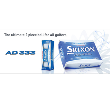 Srixon New AD 333 Golf Balls - Dozen Pack