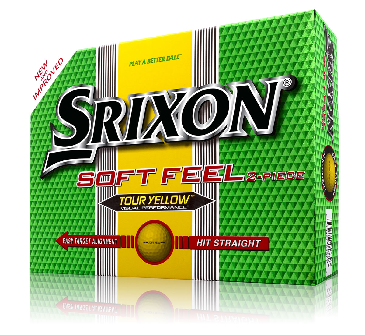 Srixon Soft Feel Golf Balls Yellow