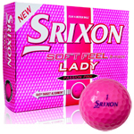Srixon Soft Feel Pink Golf Balls Ladies - 12 Pack