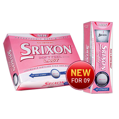 Srixon Soft Feel White Golf Balls Ladies - 12