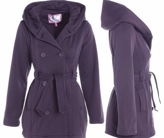 SS7 Clothing Girls Purple Jacket Hooded Coat Age 7 - 13 (Age 13)