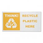 Sseco Recycle Bin Stickers Plastic