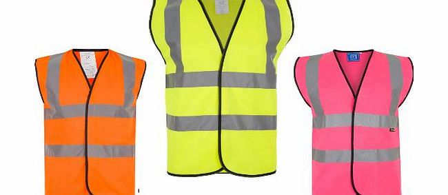 ST WORKSAFE MNES LADIES HI VIS HIGH VISISBILITY SAFETY VESTS (MEDIUM, YELLOW)