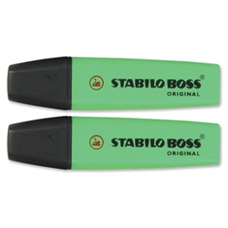 Stabilo Boss Highlighters Chisel Tip 2-5mm Green