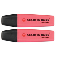 Stabilo Boss Highlighters Chisel Tip 2-5mm Pink