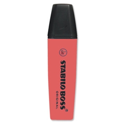 Stabilo Boss Highlighters Chisel Tip 2-5mm Red