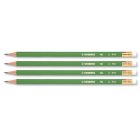 Stabilo HB Pencil With Eraser (x12)
