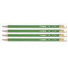 Stabilo HB Pencil With Eraser (x12)