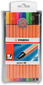 Point 88 Fineliner Pen Water-based 0.8mm