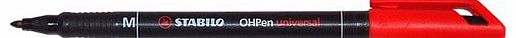 STABILO  843/6 Overhead Projector Pen Universal Medium Permanent Case with 6 Pens