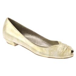 Female BEL7027SS Leather Upper Leather Lining Smart Flats in Gold