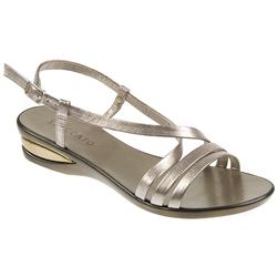 Staccato Female Bel7123 Leather Upper Comfort Sandals in Silver