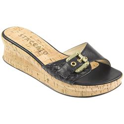 Staccato Female Bel7149 Leather Upper Adjustable in Black