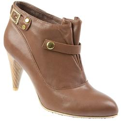 Staccato Female Bel8102 Leather Upper Ankle in Tan
