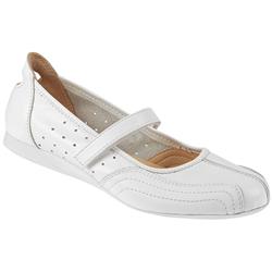 Female SNI500 Leather/Textile Lining Casual Shoes in White