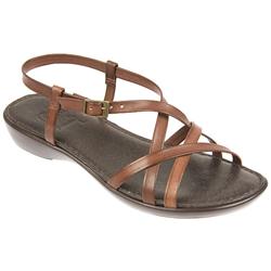 Female Stdes700 Leather Upper Leather Lining Casual in Chocolate