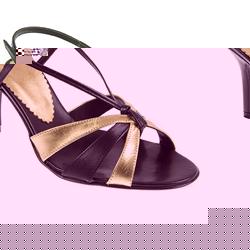 Female Stzod705 Leather Upper Leather/Other Lining Comfort Sandals in Black Multi