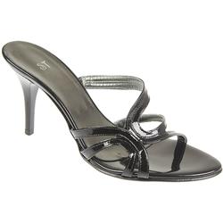 Female Stzod801 Leather Upper Other/Leather Lining Comfort Sandals in Black Patent