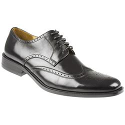 Male BEL1039 Leather Upper Leather Lining Lace Up in Black