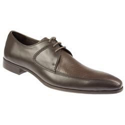 Male BEL11042 Leather Upper Leather Lining Laceup Shoes in Brown