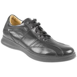 Male Bel8122 Leather Upper Leather Lining Lace Up in Black