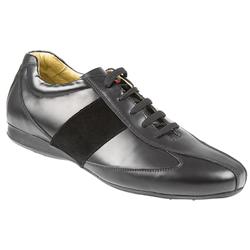 Male Bel8125 Leather Upper Leather Lining Casual Shoes in Black