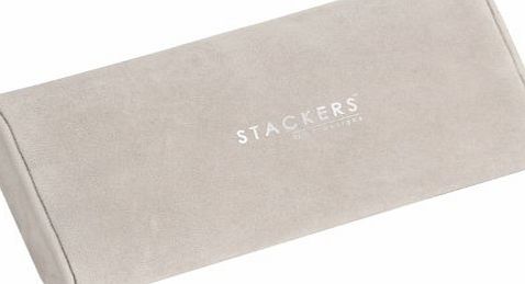 Stackers by LC Designs STACKERS ACCESSORY Grey Velvet Bracelet and Watch Pad STACKER Accessory for Mink and White STACKER Jewellery Boxes