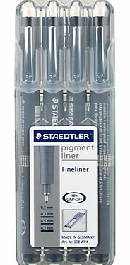 Staedtler Fine Liner Pens Pack of 4