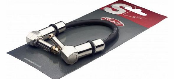 Stagg 10cm High Quality Short Audio Patch Cable - Black