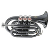 Stagg 77-MT - Pocket Trumpet Black