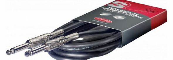 Stagg SGC6 6m High Quality Instrument Cable Phone-Phone Plug