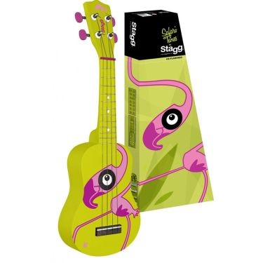 Stagg Soprano Ukulele - Flamingo