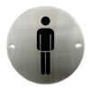 stainless 100mm Male Symbol