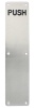 stainless 330x75mm Push Finger Plate