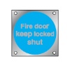 stainless 80mm Fire Door Keep Locked Shut