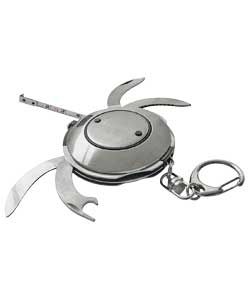 Stainless Steel 8 in 1 Ultra Keychain