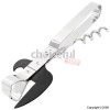 Stainless Steel Corkscrew, Can and Bottle Opener