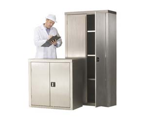 Stainless steel cupboards