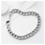 Steel Curb Bracelet