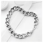 Stainless Steel Heavy Curb Bracelet